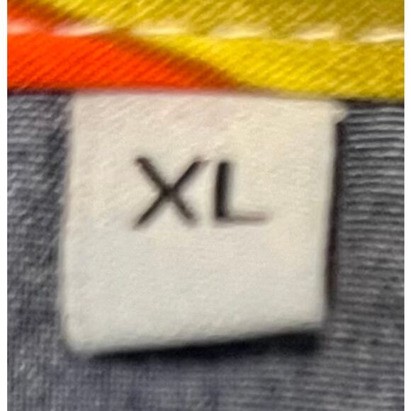 NO MFG. TAG SHORT SLEEVE MIDI FIT & FLARE DRESS, WOMENS, XL, MULTICOLOR ABSTRACT - Picture 8 of 10